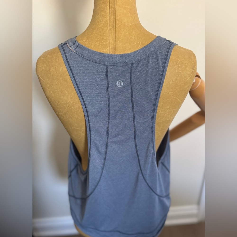 LULULEMON pace perfect tank top, Heather gray - Picture 6 of 8